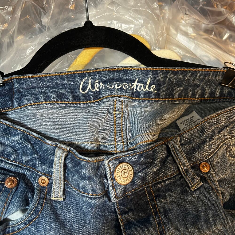 Aeropostale Bayla Skinny Distressed Jeans Size 6 - Low Rise